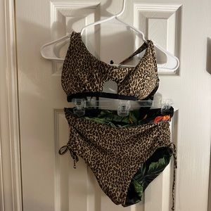 Reversible, Victoria’s Secret, bikini, leopard and tropical